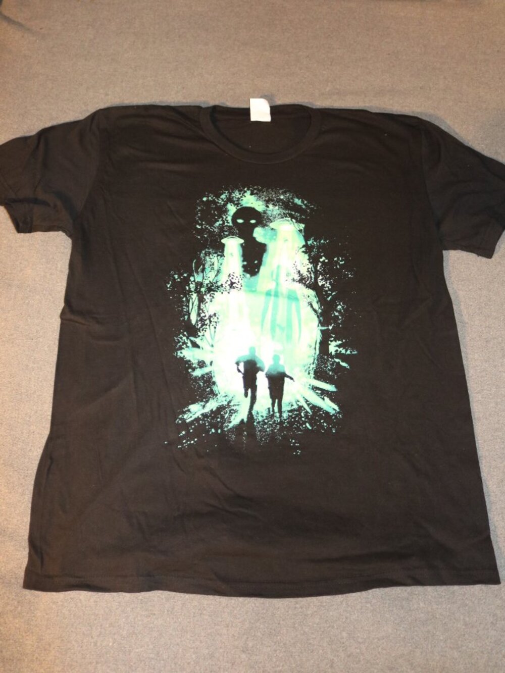 X-Files T-shirt Mens XL Black Loot Crate 2016 The Day Has Come Aliens UFO